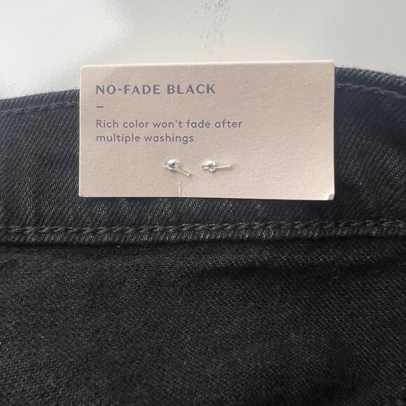 Universal Thread Shorts Womens 14 Black No-Fade Cotton Mid Rise Stretch Denim - Picture 5 of 9